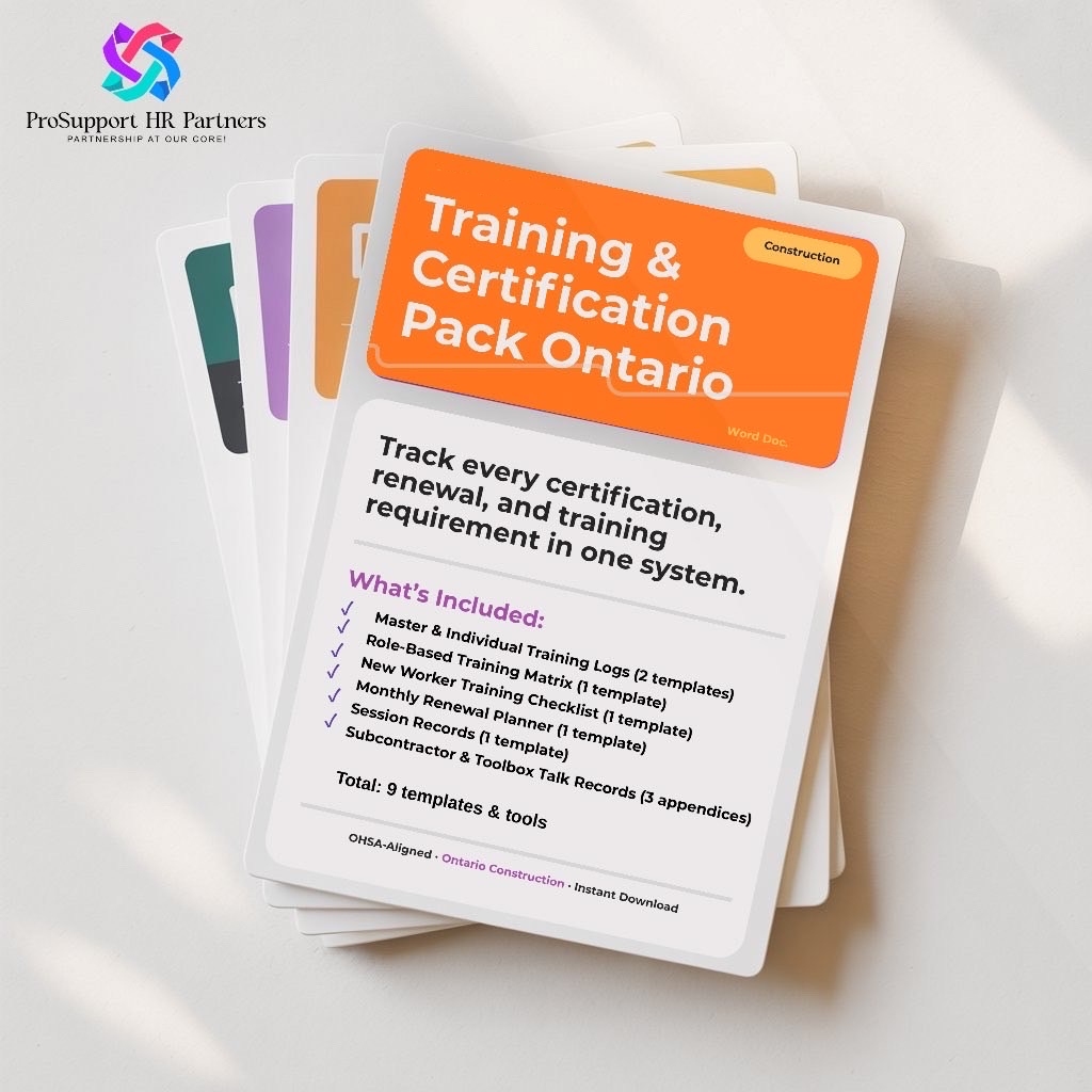 Construction Training & Certification Pack
